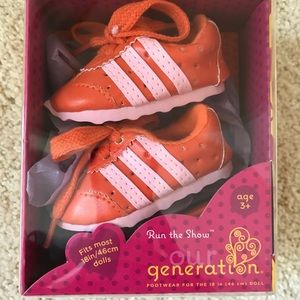 New in box!  Athletic shoes for American Girl, etc